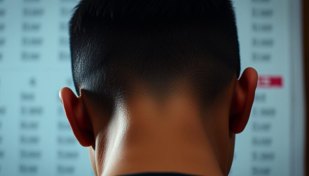 A close-up view of a person's head and shoulders, with a focused gaze on the forehead and the back of the neck. The lighting is soft and diffused, creating a contemplative, pensive mood. The background is blurred, drawing the viewer's attention to the subject's intense concentration. The image conveys the idea of deeply studying and analyzing the patterns and numbers associated with "soi cầu đầu đít lô đề," a technique used in Vietnamese lottery gambling to predict winning numbers. A close-up view of a person's head and shoulders, with a focused gaze on the forehead and the back of the neck. The lighting is soft and diffused, creating a contemplative, pensive mood. The background is blurred, drawing the viewer's attention to the subject's intense concentration. The image conveys the idea of deeply studying and analyzing the patterns and numbers associated with "soi cầu đầu đít lô đề," a technique used in Vietnamese lottery gambling to predict winning numbers.